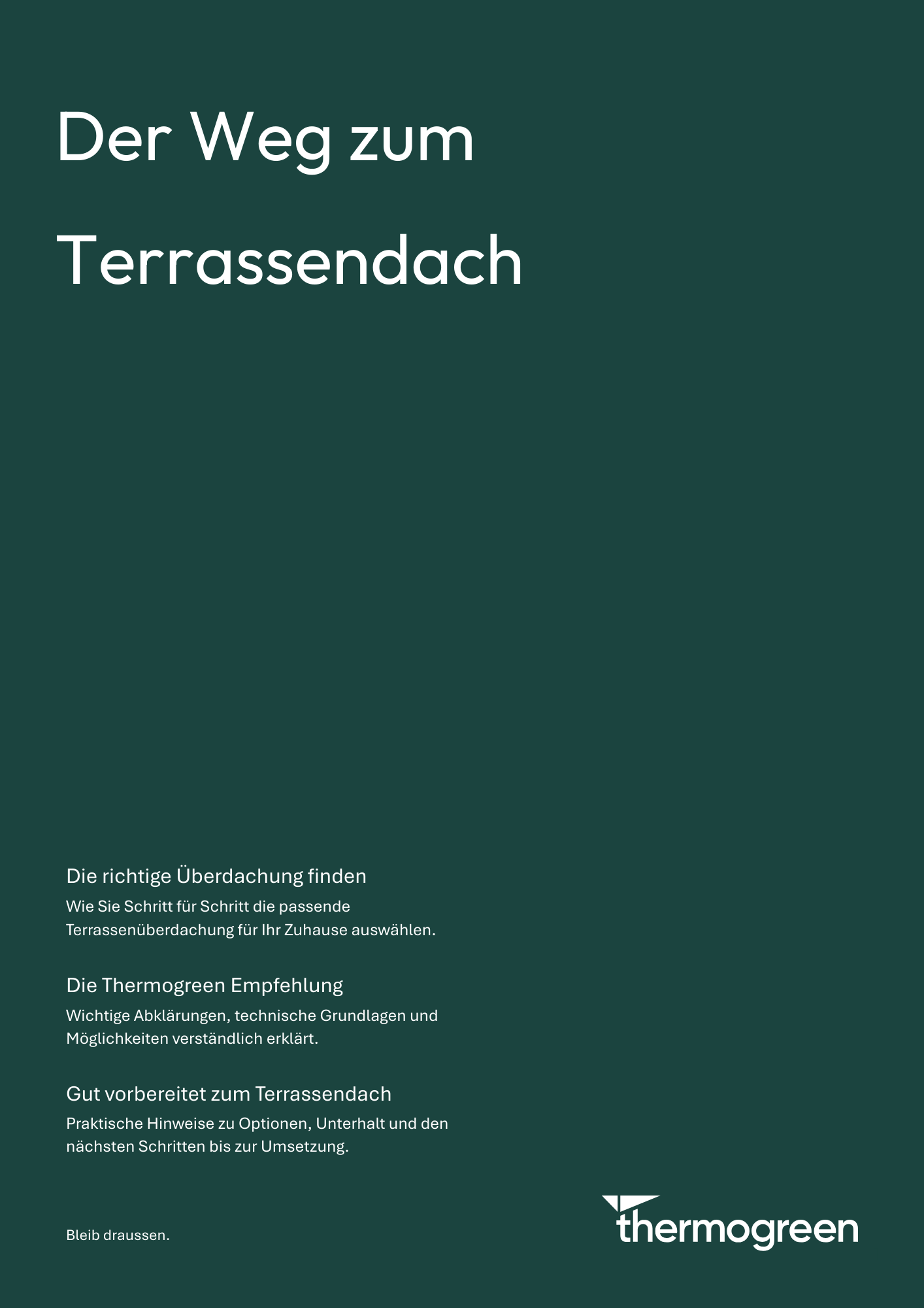 Ratgeber Der Weg zum TD Cover