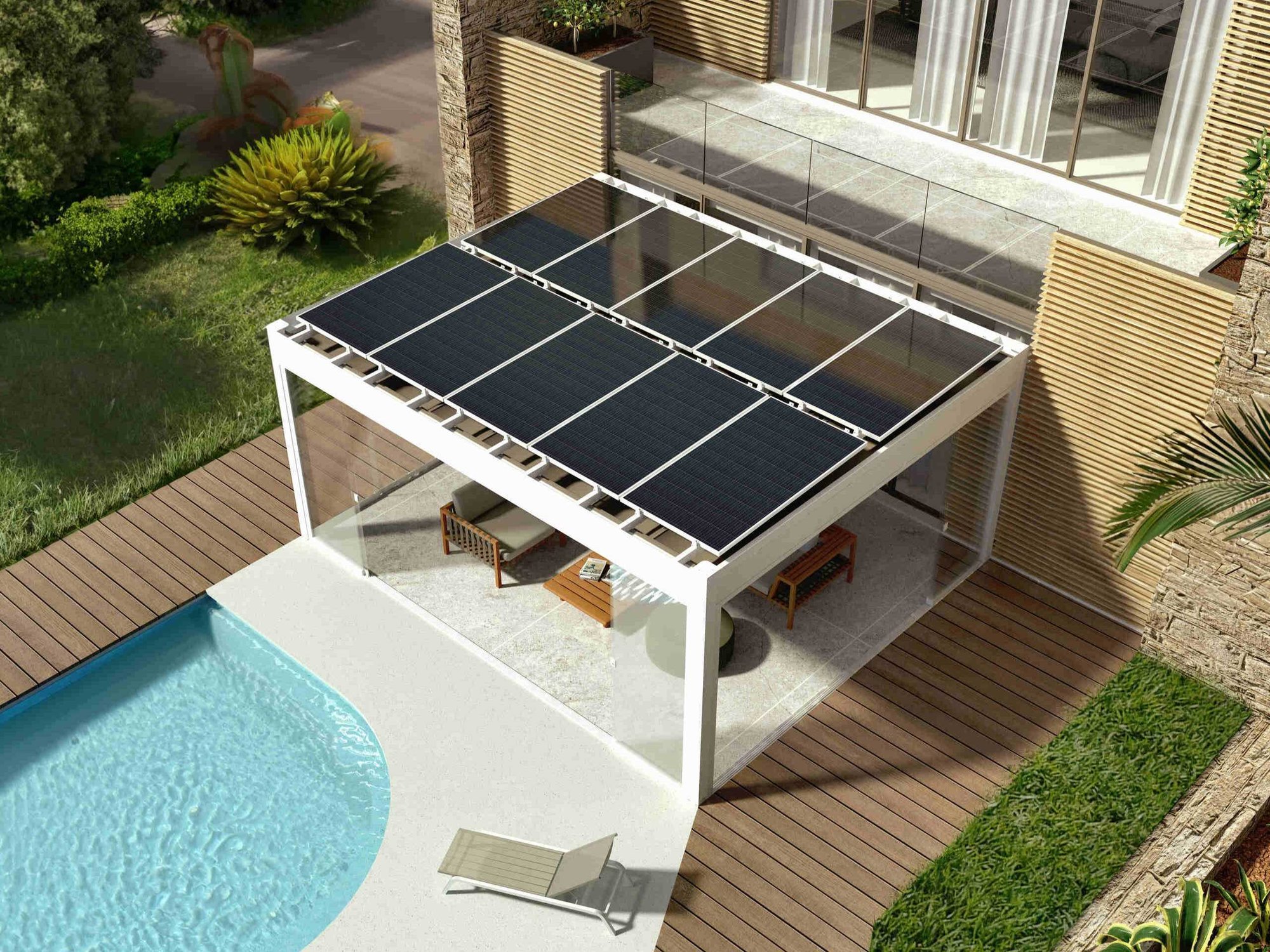 Solar Pergola - small Solar Pergola - small